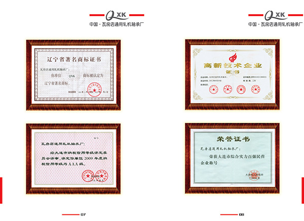 相關(guān)榮譽證書